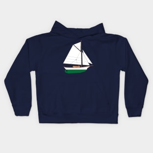 Friendship Sloop Kids Hoodie